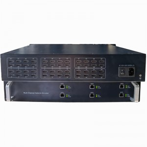 32 40 48 channel HDMI Input Encoder H264+H265 video UDP RTP RTSP RTMP HLS M3U8 SRT IP protocol